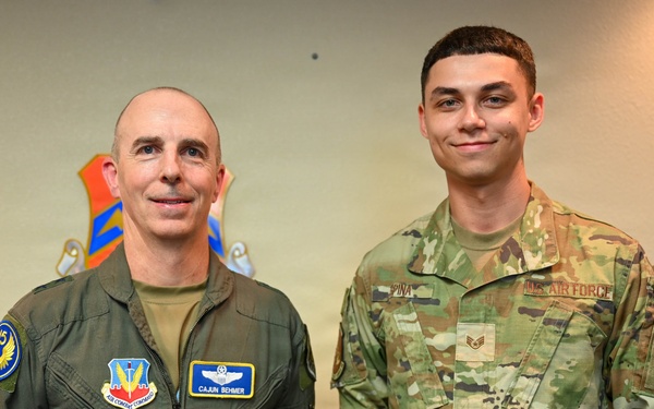 Luke AFB hosts 15 AF commander, command chief during historic major command reassignment