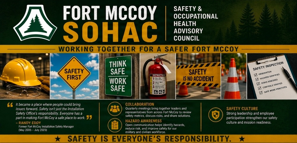 Fort McCoy’s SOHAC builds a lasting culture of safety awareness, support