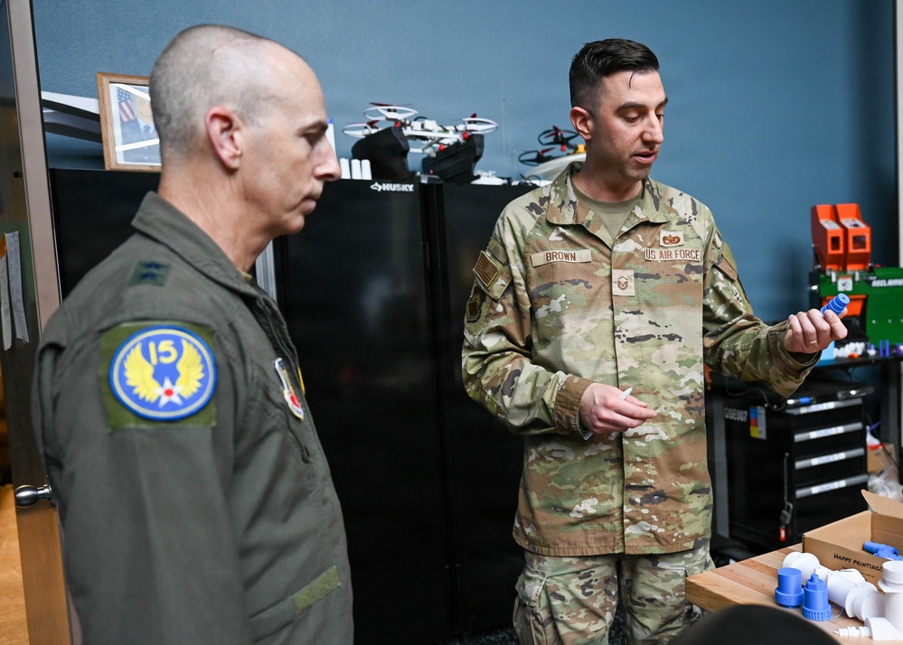 Luke AFB hosts 15 AF commander, command chief during historic major command reassignment