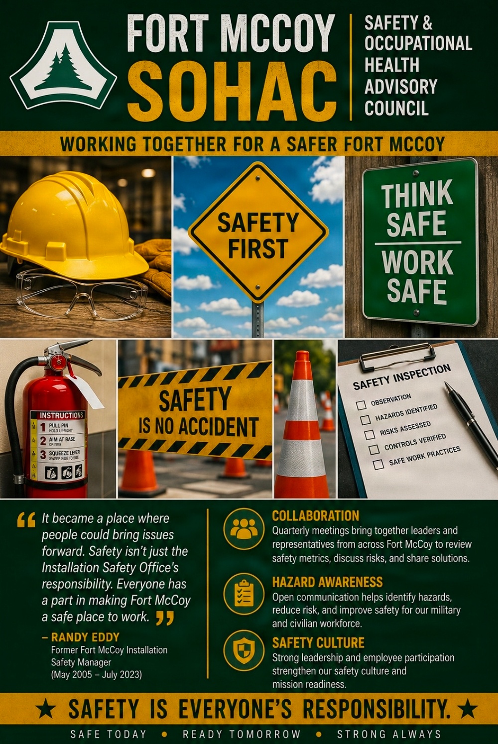 Fort McCoy’s SOHAC builds a lasting culture of safety awareness, support