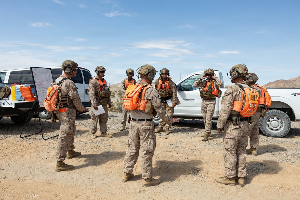 Marines conduct live fire counter sUAS lanes