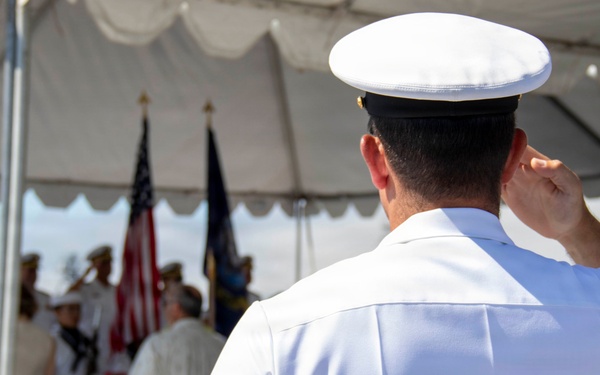 USS Jackson (LCS 6) Holds Change of Command Ceremony