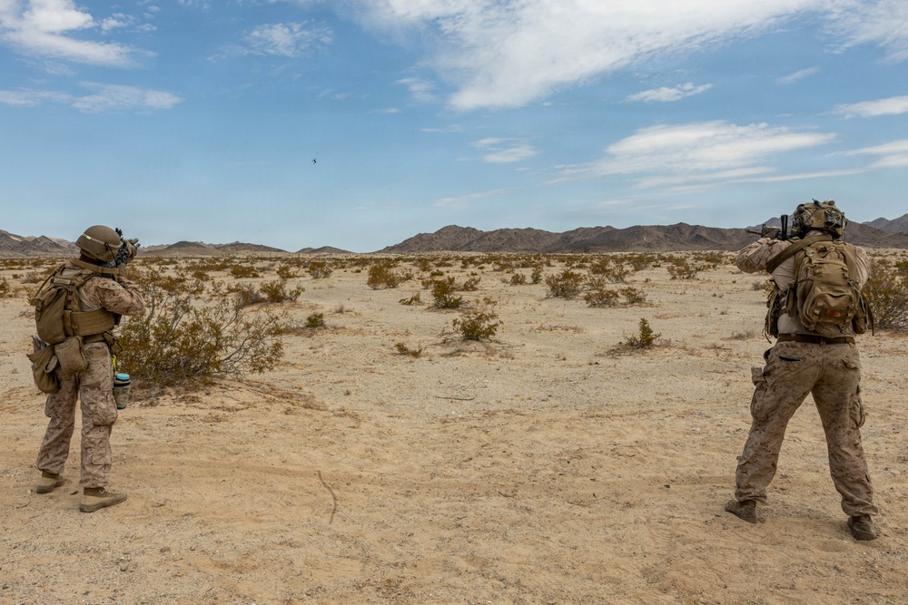 Marines conduct live fire counter sUAS lanes