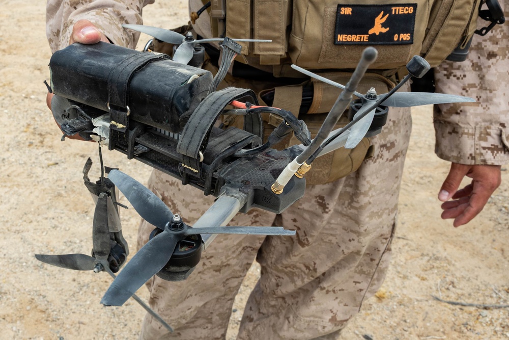 Marines conduct live fire counter sUAS lanes