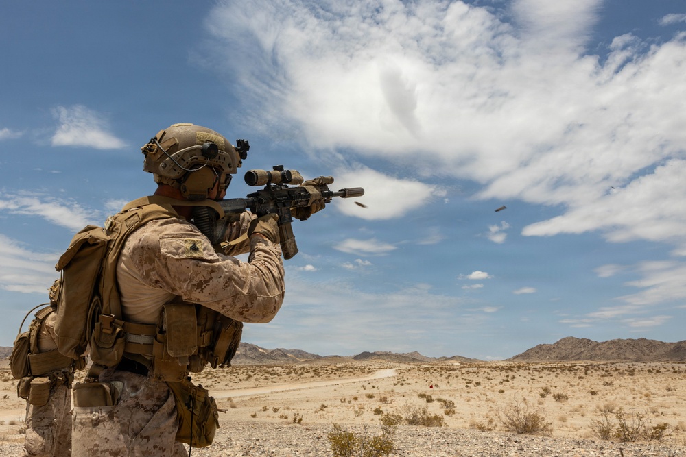 Marines conduct live fire counter sUAS lanes