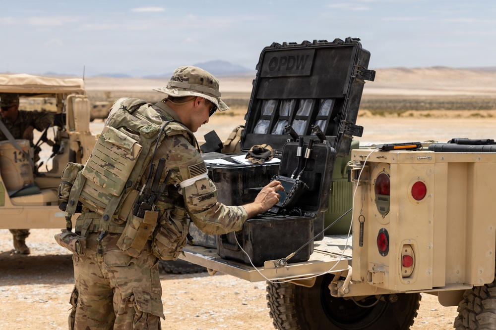 U.S. Army Soldier tests drone technology at PC-C6