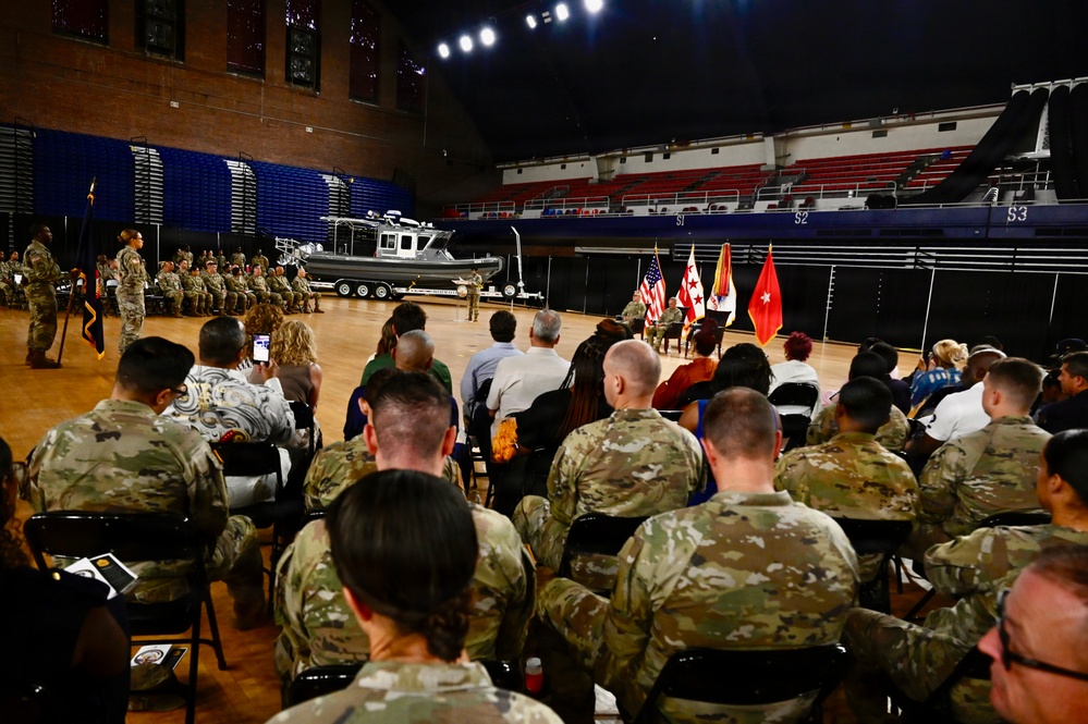 D.C. National Guard Land Component Command Change of Responsibility