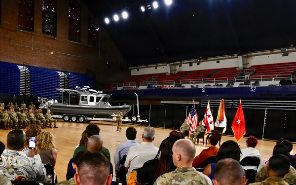 D.C. National Guard Land Component Command Change of Responsibility