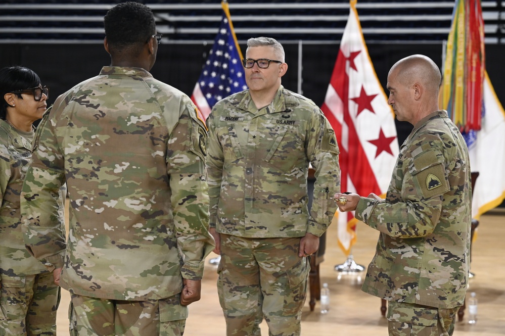 D.C. National Guard Land Component Command Change of Responsibility