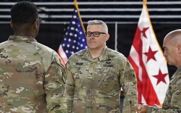 D.C. National Guard Land Component Command Change of Responsibility