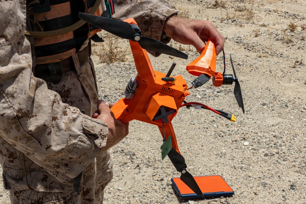 Marines conduct live fire counter sUAS lanes