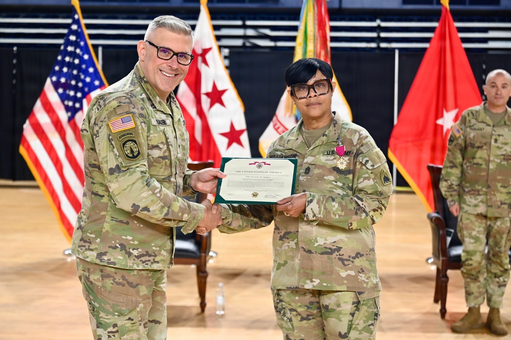 D.C. National Guard Land Component Command Change of Responsibility