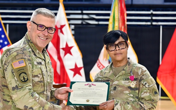 D.C. National Guard Land Component Command Change of Responsibility