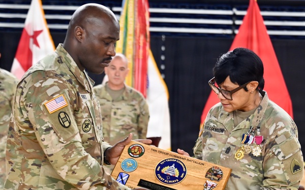 D.C. National Guard Land Component Command Change of Responsibility