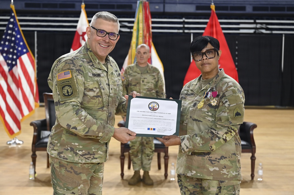 D.C. National Guard Land Component Command Change of Responsibility