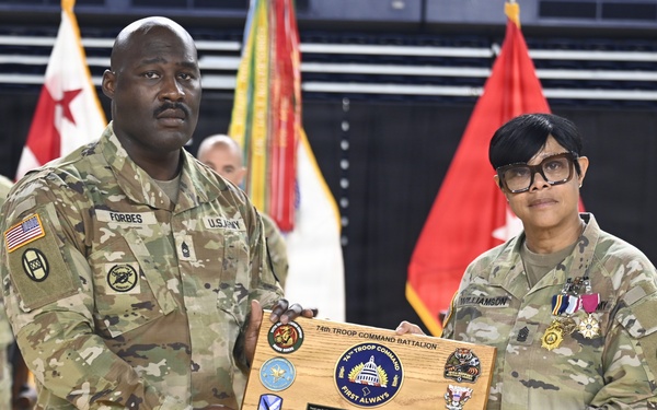 D.C. National Guard Land Component Command Change of Responsibility