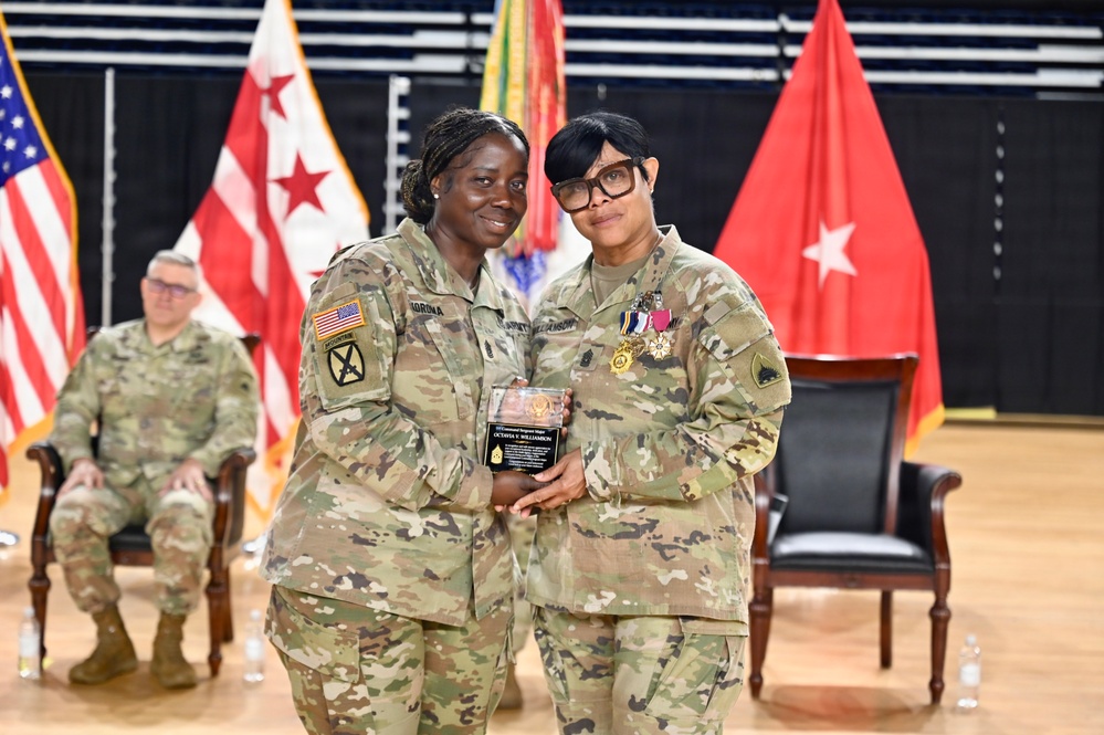 D.C. National Guard Land Component Command Change of Responsibility