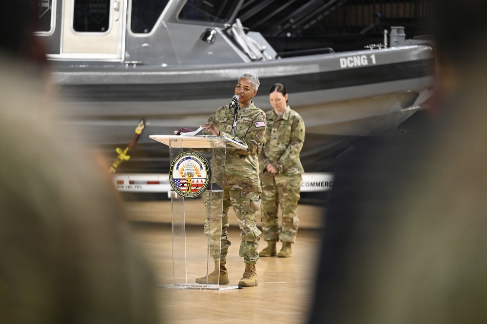 D.C. National Guard Land Component Command Change of Responsibility