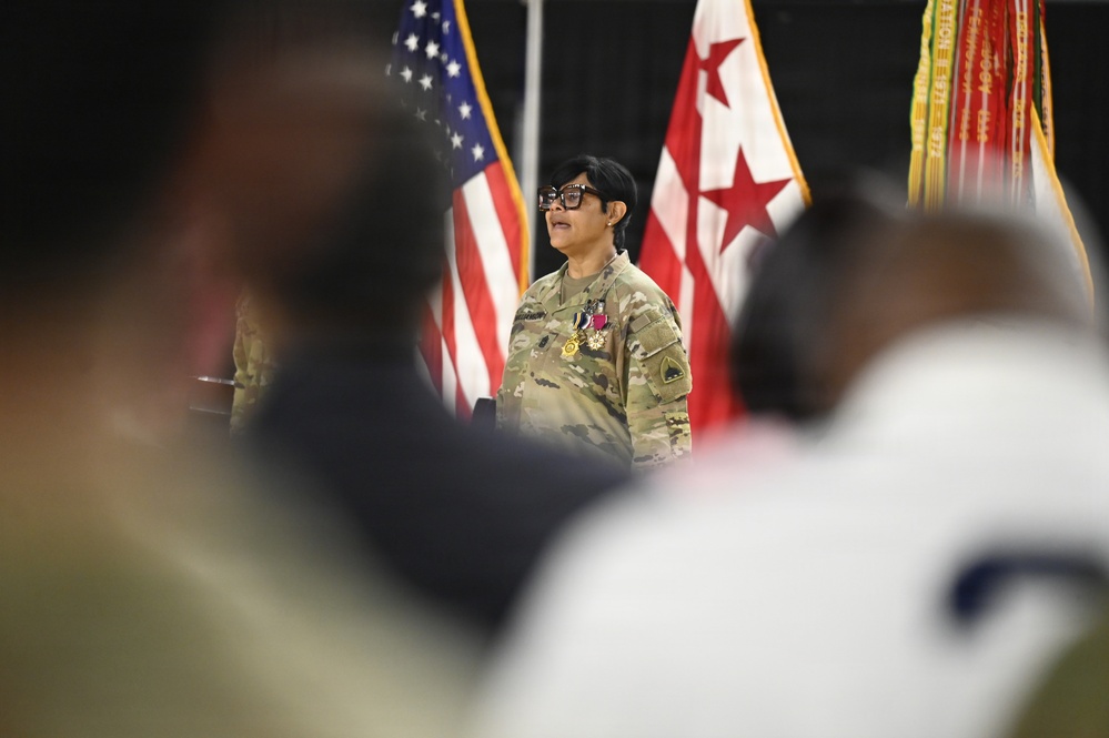 D.C. National Guard Land Component Command Change of Responsibility