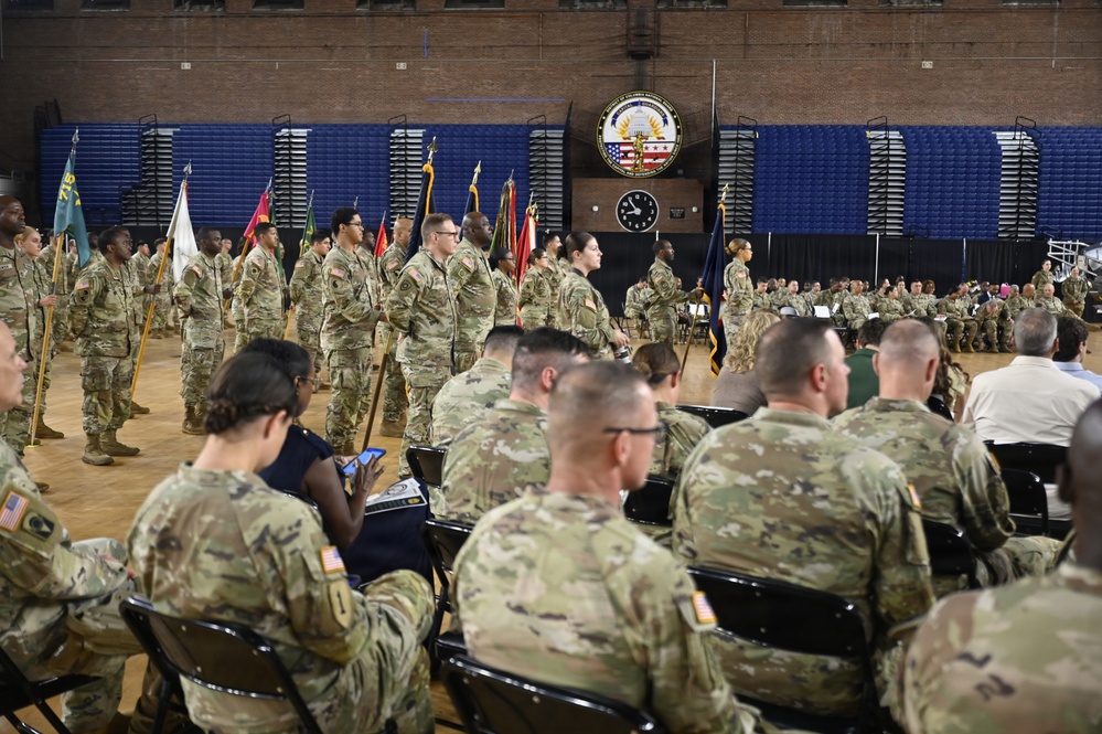 D.C. National Guard Land Component Command Change of Responsibility