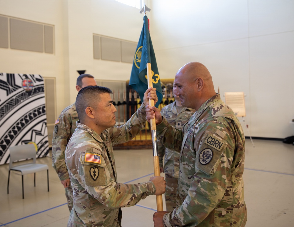 93rd Mass Destruction-Civil Support Team Change of Command
