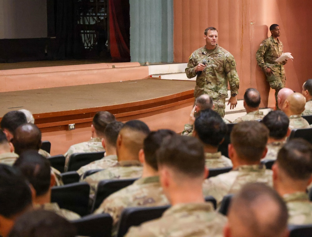 25th Infantry Division Leaders Deliver State of the Division Brief