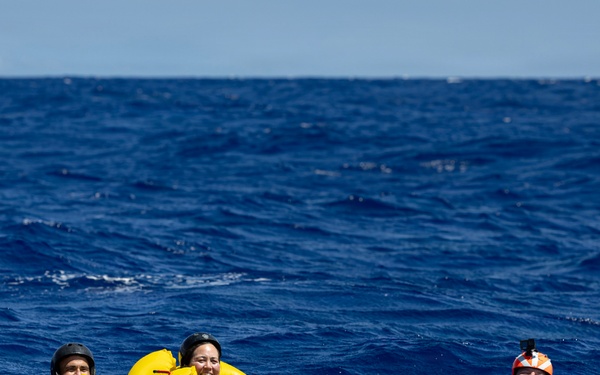 Flag officers participate in a personnel recovery exercise during RIMPAC 2026