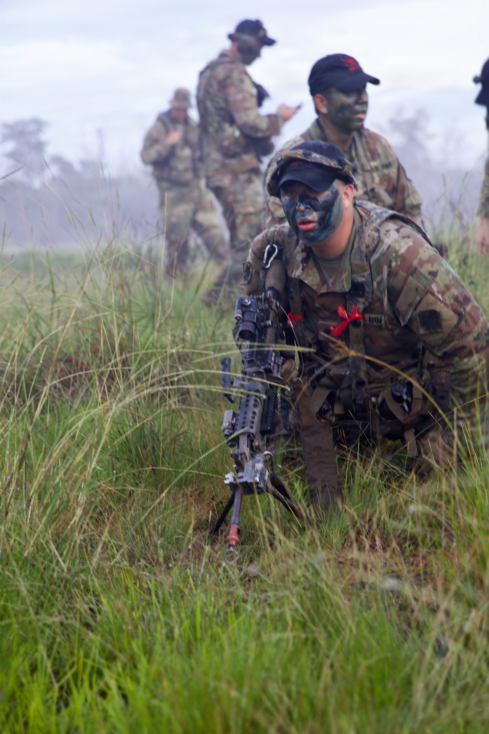 U.S. Army and Malaysian forces join together for a simulated tactical engagement during Keris Strike 26