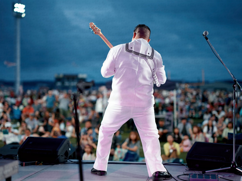 7th Fleet Band Performs at Celebrate America's 250th Anniversary