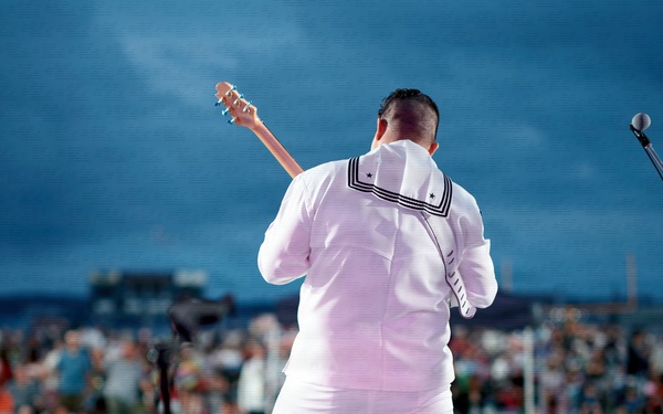 7th Fleet Band Performs at Celebrate America's 250th Anniversary