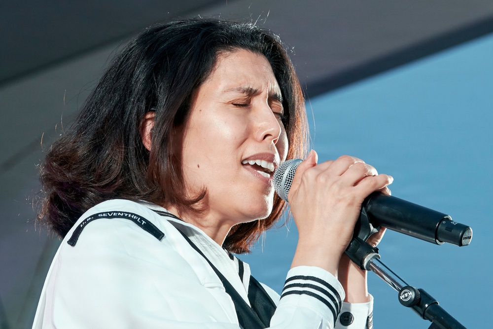 7th Fleet Band Performs at Celebrate America's 250th Anniversary