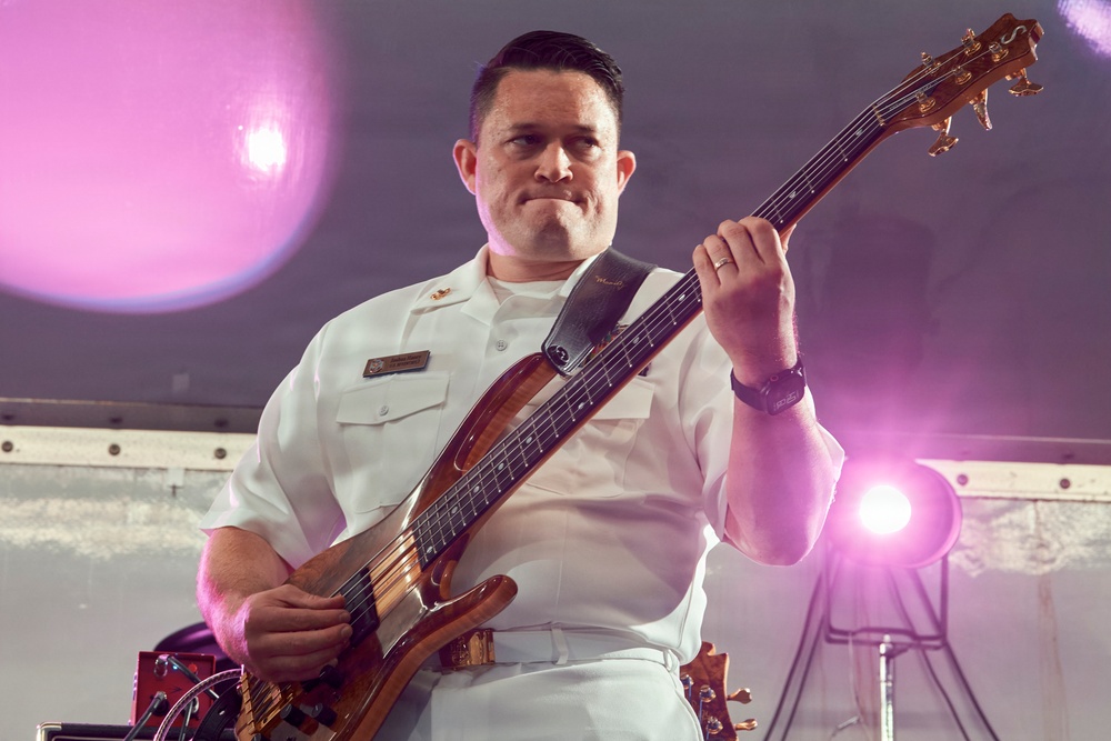 7th Fleet Band Performs at Celebrate America's 250th Anniversary