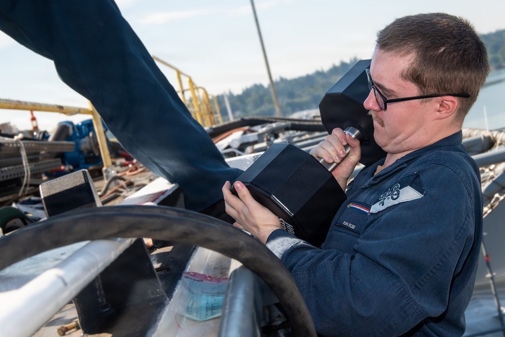 Ronald Reagan Sailors Conduct Working Party