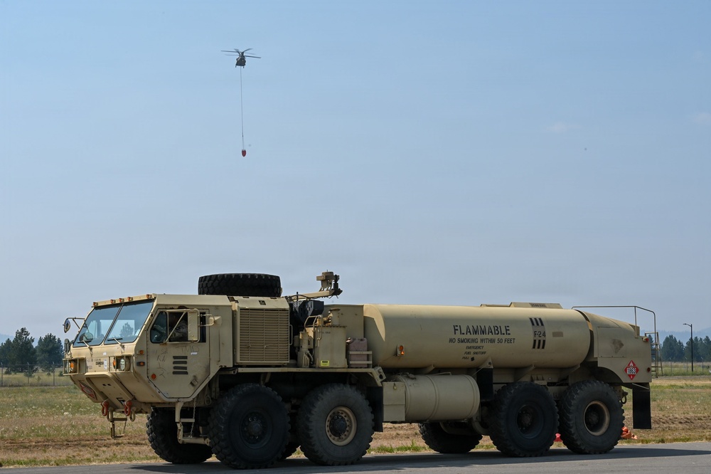 WA National Guard Supports Modrite Fire Operations