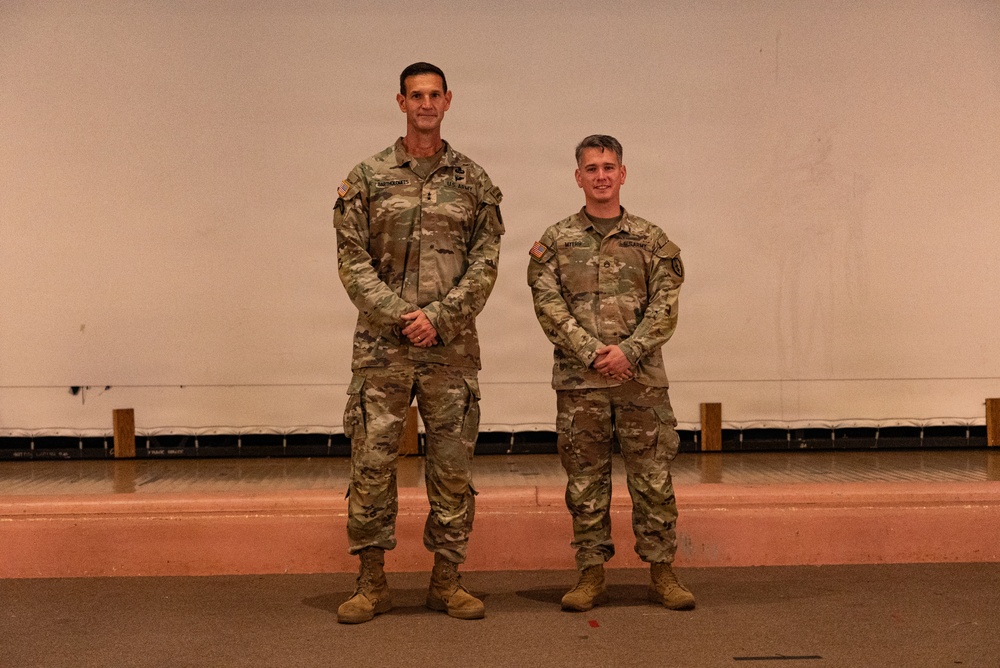 25th Infantry Division Leaders Deliver State of the Division Brief