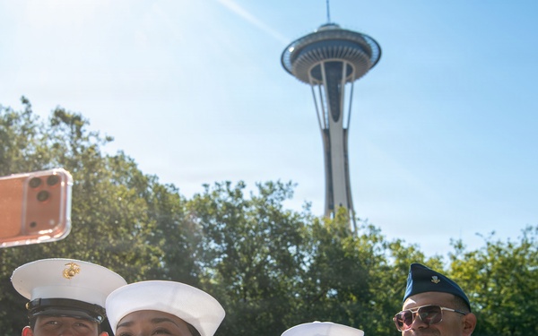 Service Members Explore Seattle During Fleet Week