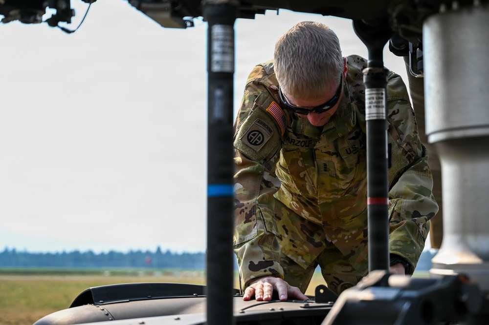 WA National Guard Supports Modrite Fire Operations