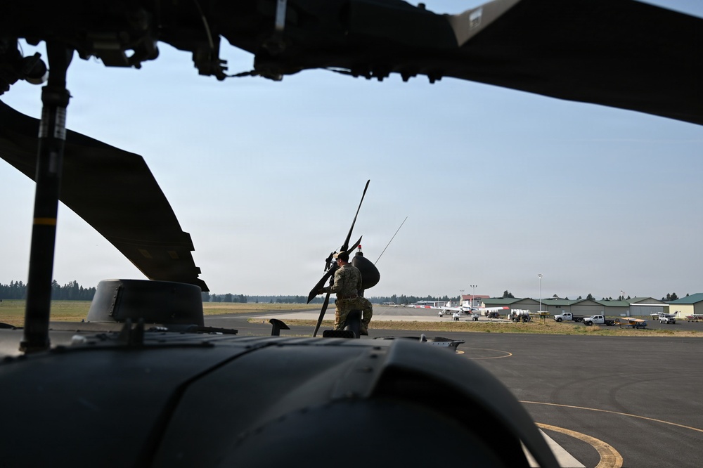 WA National Guard Supports Modrite Fire Operations