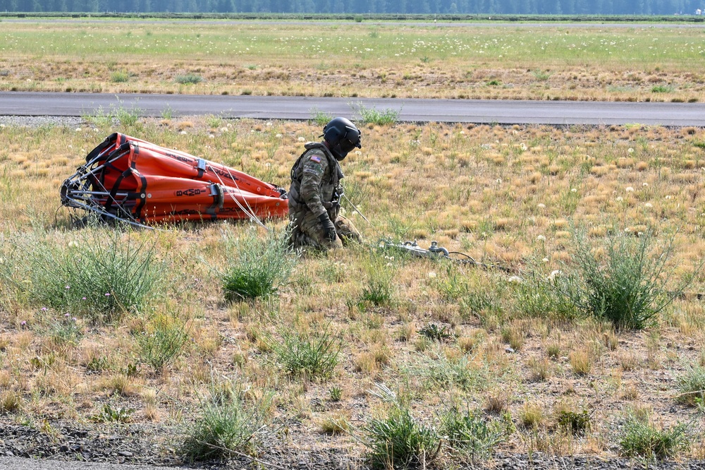 WA National Guard Supports Modrite Fire Operations