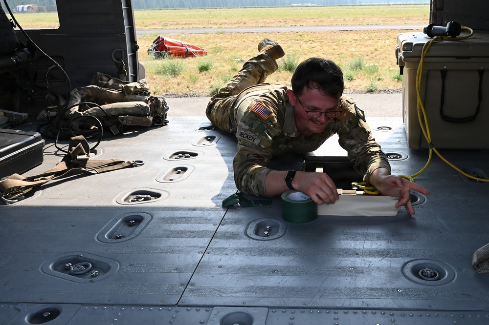 WA National Guard Supports Modrite Fire Operations