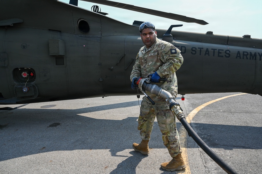 WA National Guard Supports Modrite Fire Operations