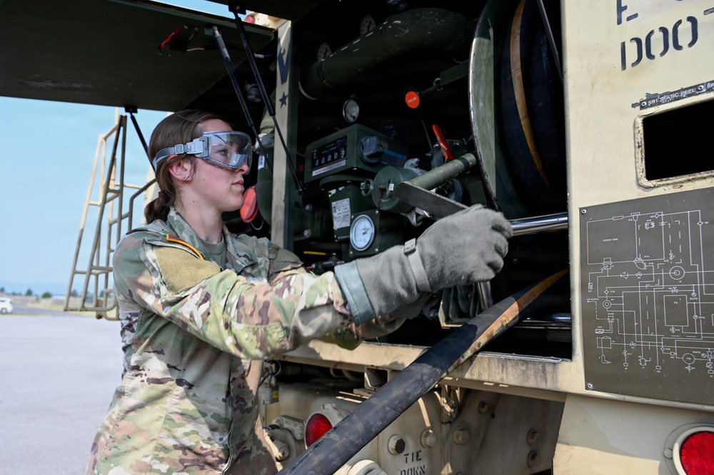 WA National Guard Supports Modrite Fire Operations