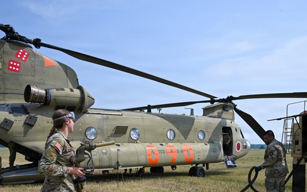 WA National Guard Supports Modrite Fire Operations