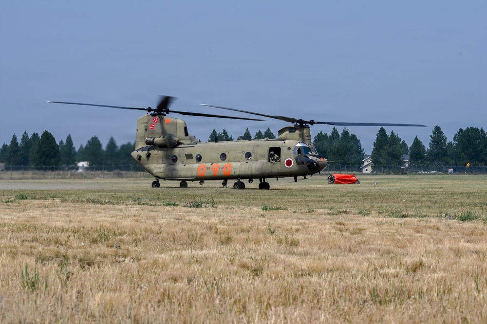 WA National Guard Supports Modrite Fire Operations