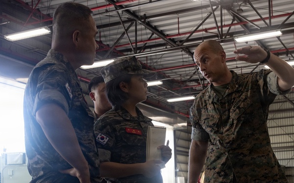 12th Marine Littoral Regiment Hosts Key Leader Engagement for Officials with the Republic of Korea Marine Corps