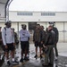 Atlanta Falcon members visit MCAS Iwakuni during a Salute the Troops tour hosted by the USO