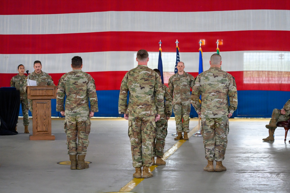424th ABS Retirement Ceremony of 1st Sgt. Clevinger