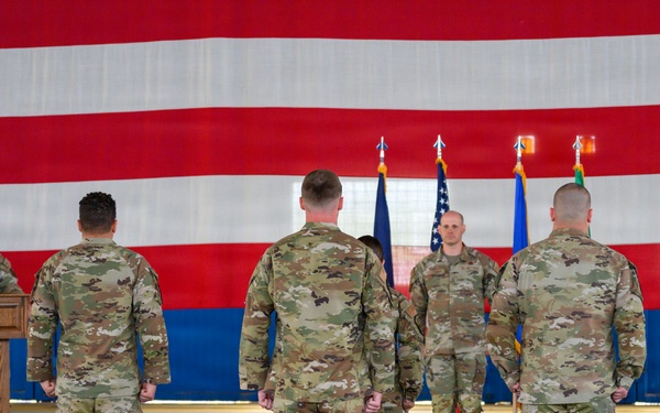 424th ABS Retirement Ceremony of 1st Sgt. Clevinger