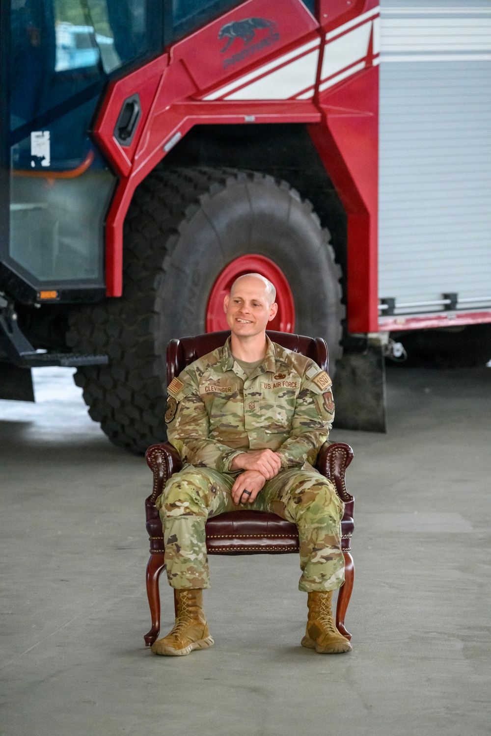 424th ABS Retirement Ceremony of 1st Sgt. Clevinger