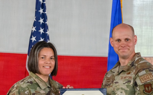 424th ABS Retirement Ceremony of 1st Sgt. Clevinger